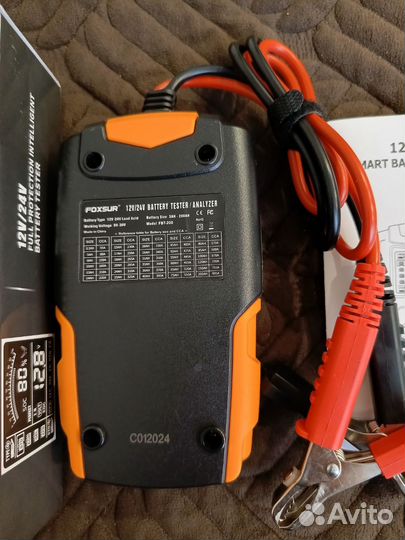 Тестер для аккумулятора 12V 24V