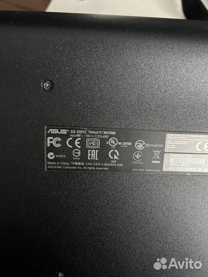 Ноутбук asus x551c
