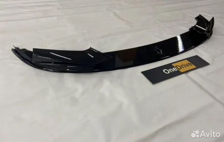 Сплиттер М перфоманс BMW F10 глянец