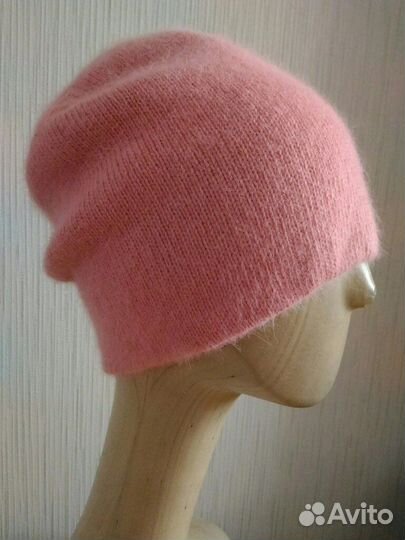 Шапка бини из пуха норки