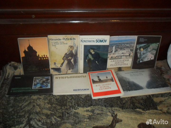 Комплекты открыток - города,музеи,Ленин и др