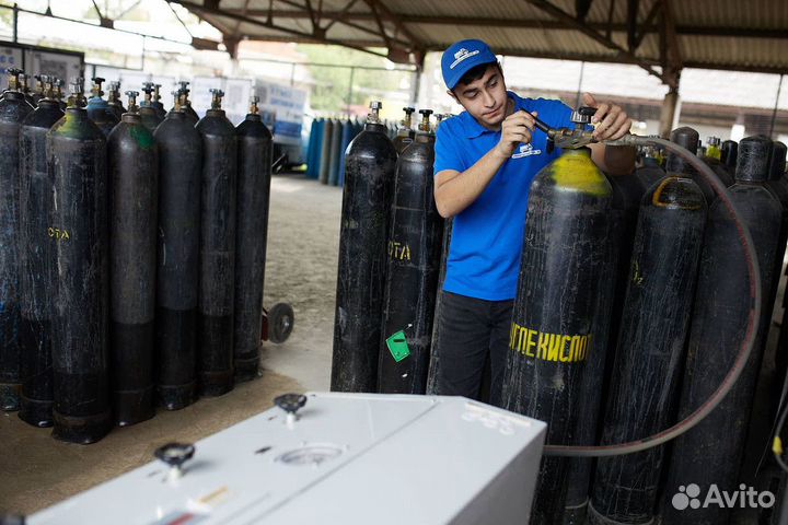 Баллон углекислота в наличии / Полная заправка