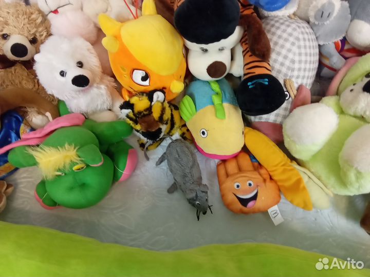 Мягкие игрушки пакетом б/у