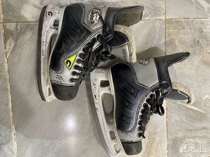 Коньки хоккейные graf Supra 505. 35-36 размер