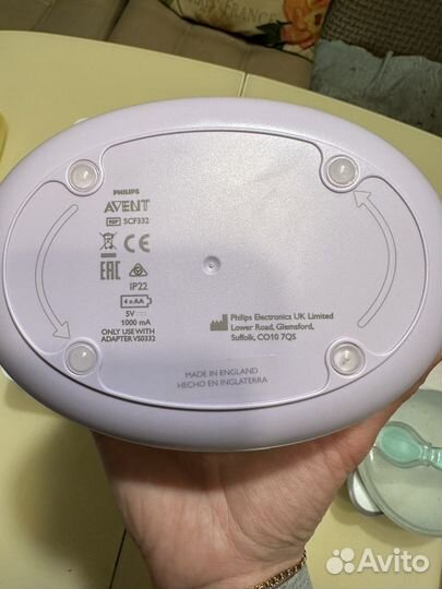 Молокоотсос avent электрический