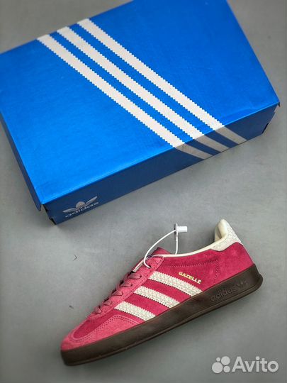 Кроссовки Adidas Gazelle Indoor Pink Cloud White