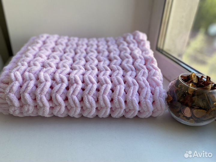 Плед плюшевый для новорожденных