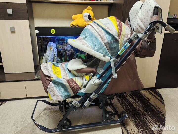 Санки коляска ника 7-3