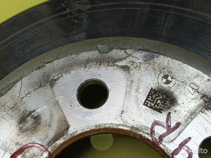 Диск тормозной комплект задний Bmw 5-Series F10