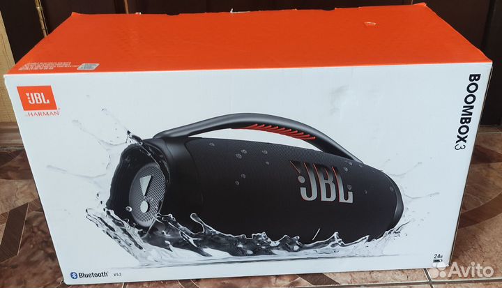 JBL boombox 3, черная, новая