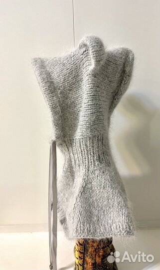 Шапка шлем для малышки