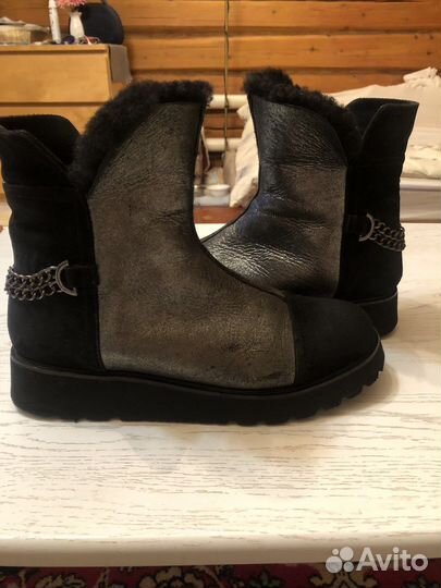 Сапоги женские зима натуральная замша 39 раз