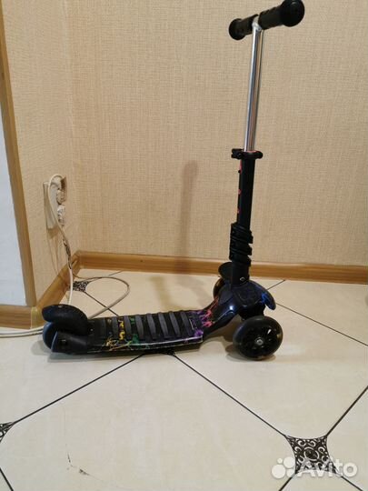 Самокат детский трехколесный бу