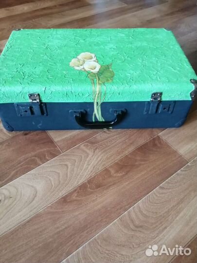 Скатерть Жаккард 50- 60 г. Винтажный чемодан