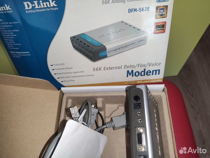 Аналоговый модем D-Link DFM-562E