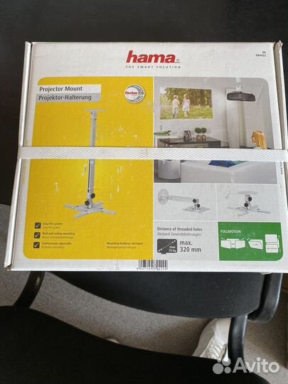 Кронштейн для проектора настенно-потолочный Hama