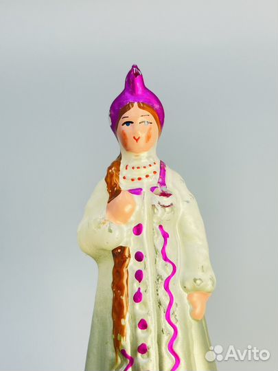 Елочная игрушка на прищепке Аленушка