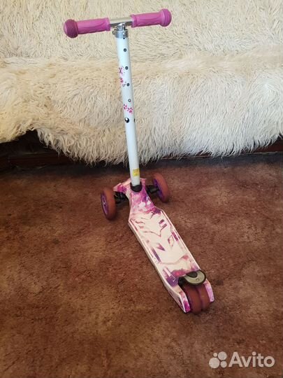Самокат детский трехколесный б/у
