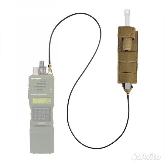 Тактическая портативная антенна с чехлом и кабелем