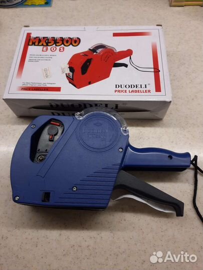 Этикет пистолет: MX 5500, лоток для денег