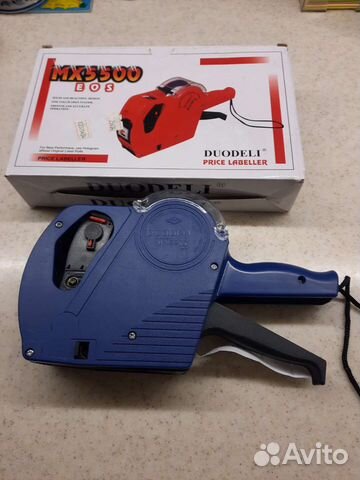 Этикет пистолет: MX 5500, лоток для денег