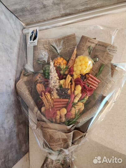 Мужские букеты съедобные