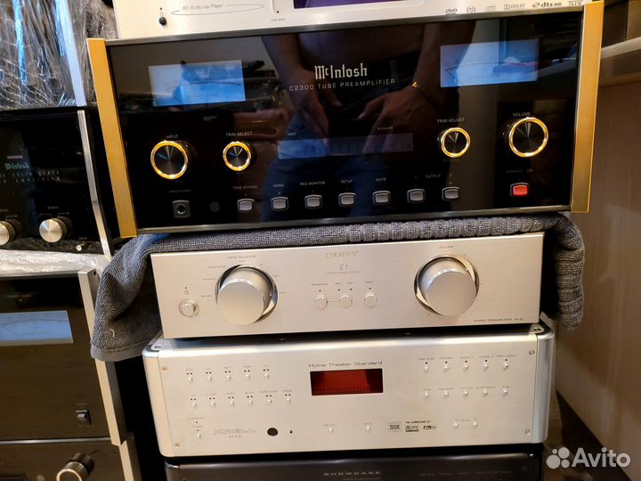 Mcintosh пред и процессор krell N8