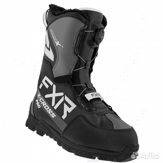 Ботинки FXR X-Cross Pro BOA Black/White 220707-100