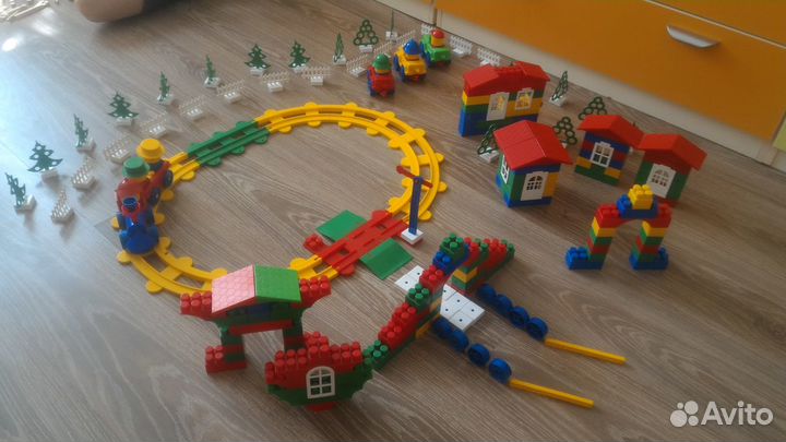 Лего город и железная дорога