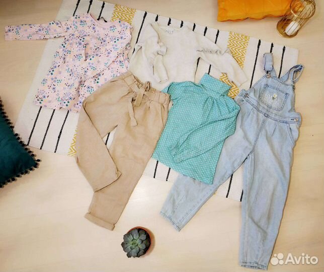 Пакетом вещи на девочку 110-116 5-6 лет