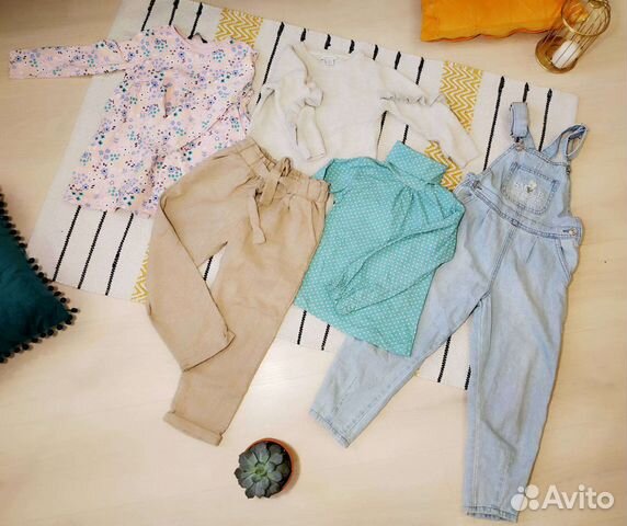 Пакетом вещи на девочку 110-116 5-6 лет