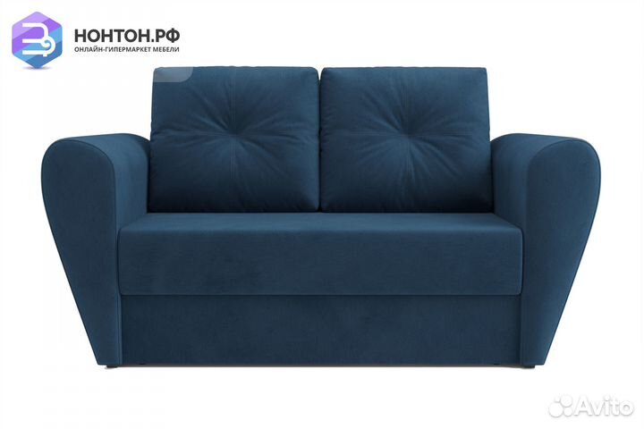 Диван выкатной Квартет темно-синий