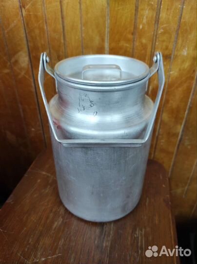 Алюминиевый бидон СССР. 4 литра