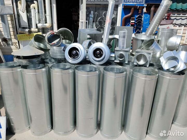 Труба вентиляционная из оцинковки