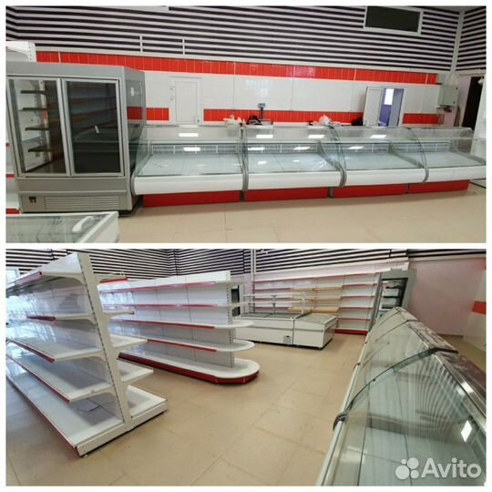 Стеллажи прилавки холодильники для магазина