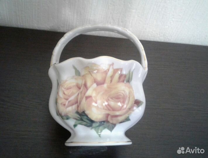 Конфетница (новая), фарфор, винтаж