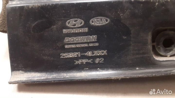 Воздуховод радиатора левый Hyundai Solaris