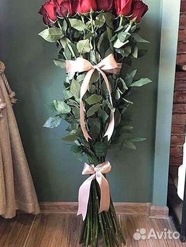 Высокие розы Доставка цветов