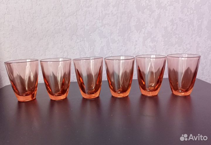 Стопки цветное стекло СССР