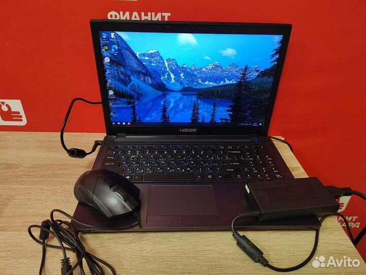 Ноутбук Hasee K670D-G4E6 Intel pentium gold G5500