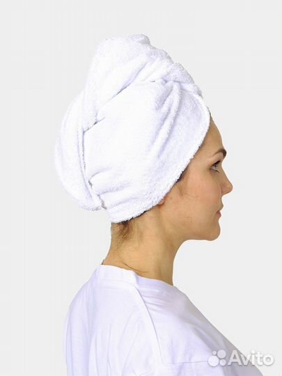 Чалма махровая для бани и сауны