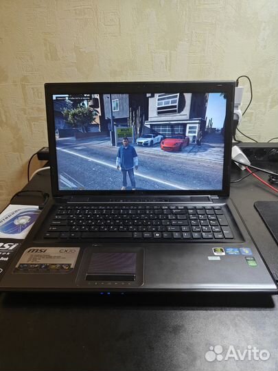 Огромный игровой ноутбук MSI GTA V Видеообзор