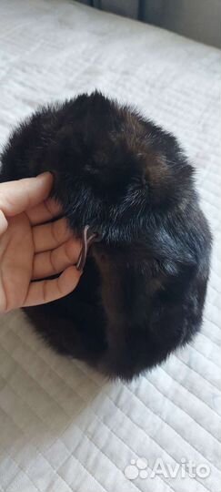Берет норковый новый