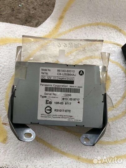 Блок управления магнитолой LC Prado 150