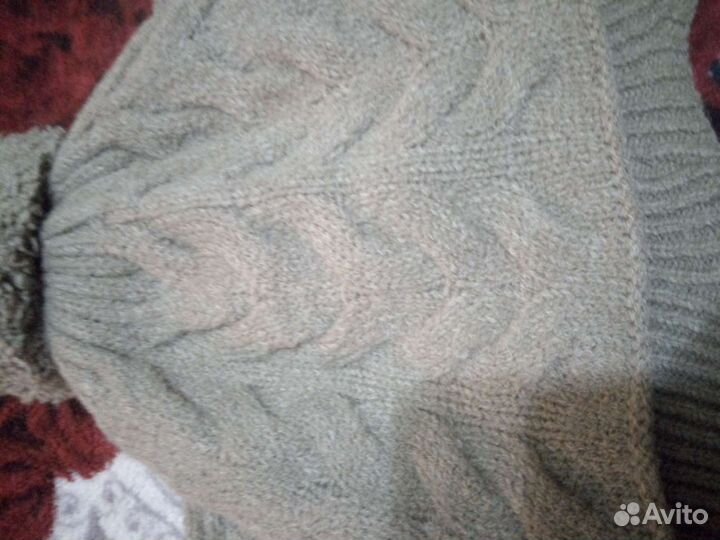 Шапка женская и шарф