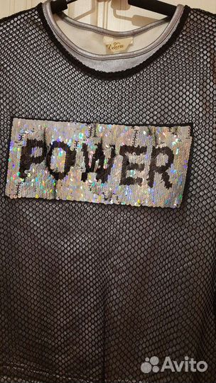 Свитшот,кофта, топ - сетка на девочку 152