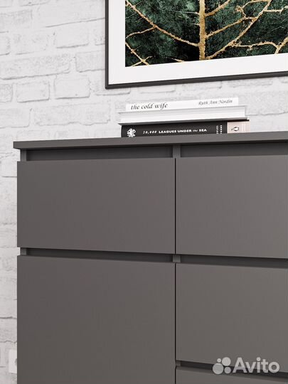 Комод Мори мк 1200.4 Графит