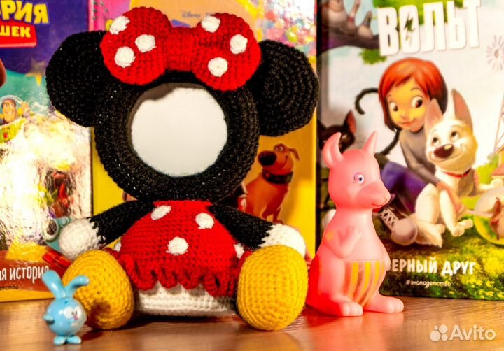 Фоторамки (вязаные игрушки амигуруми крючком)