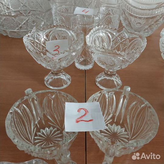Хрусталь Графин Вазы Салатницы