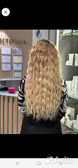 Полное наращивание волос